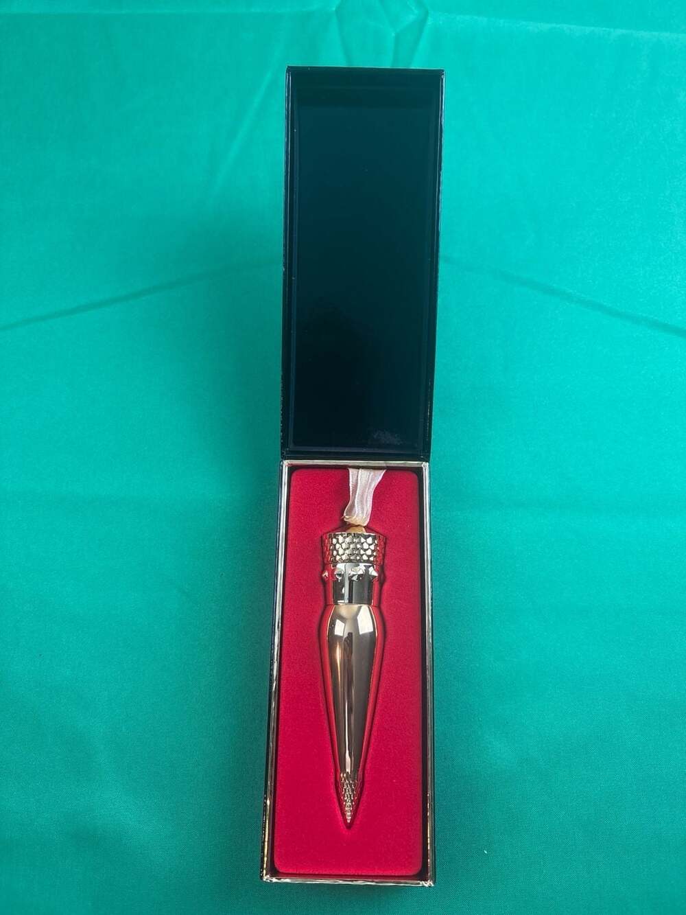 Christian Louboutin Silky Satin Lip Colour in Gold Case
